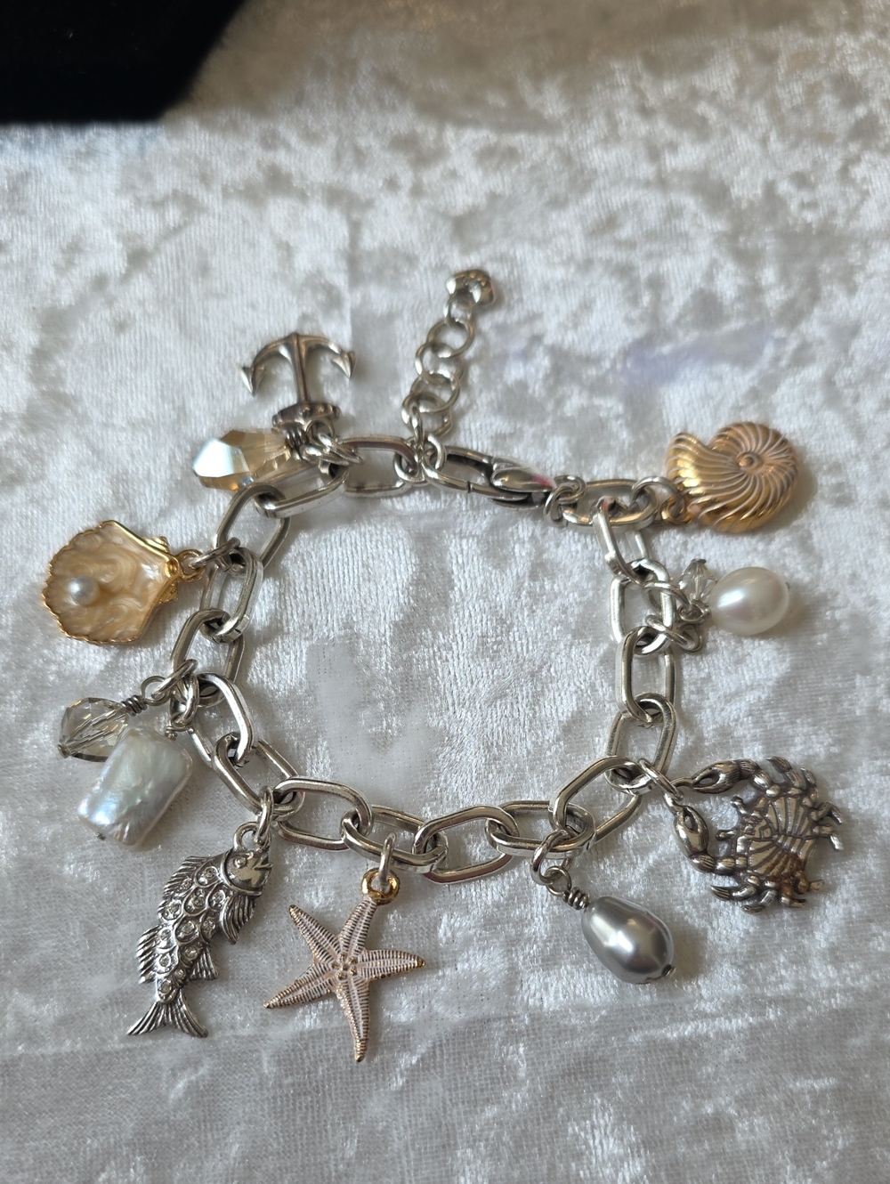 Brighton Coastal Dainty Charm Chain Necklace & Bracelet - Picture 10 of 14